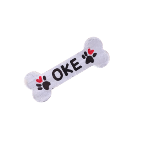 Broche hueso personalizado