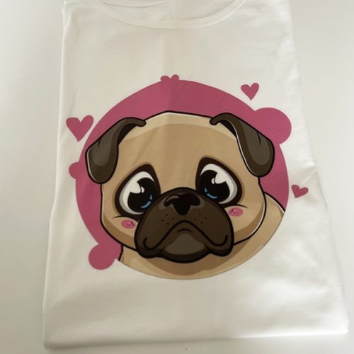 Camiseta perro corazon peq