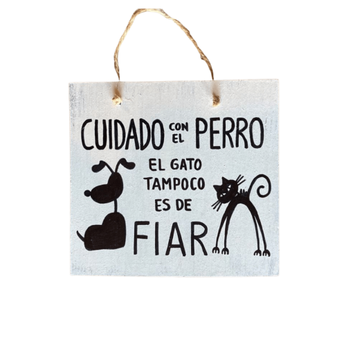 Cuidado con el perro el gato web