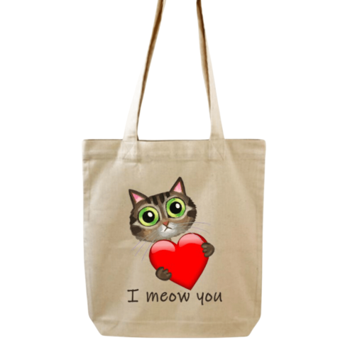 Bolsa I meow you blanco