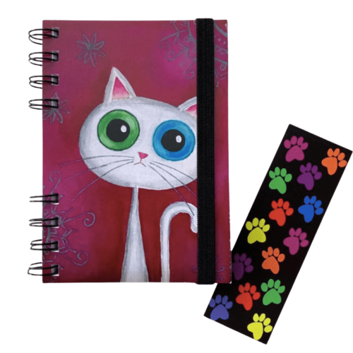 Libreta gato blanco web