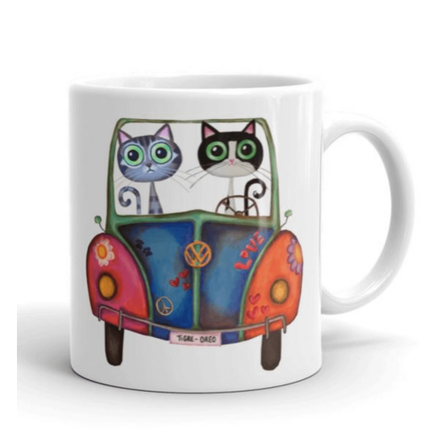 Taza personalizada peludos VW